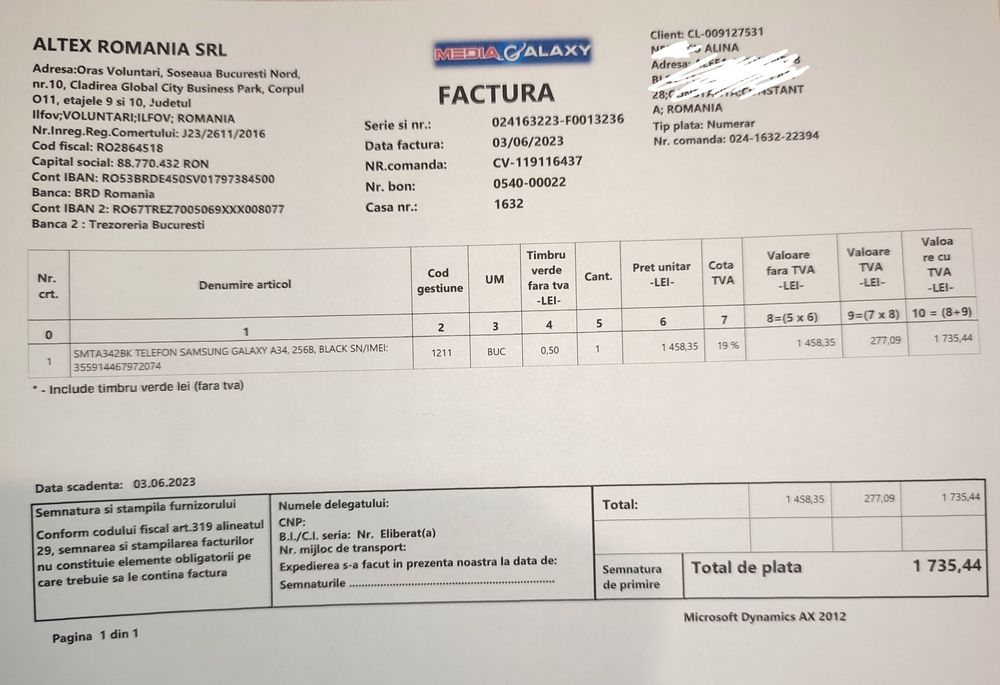 Samsung A34 5G smartphone 256gb