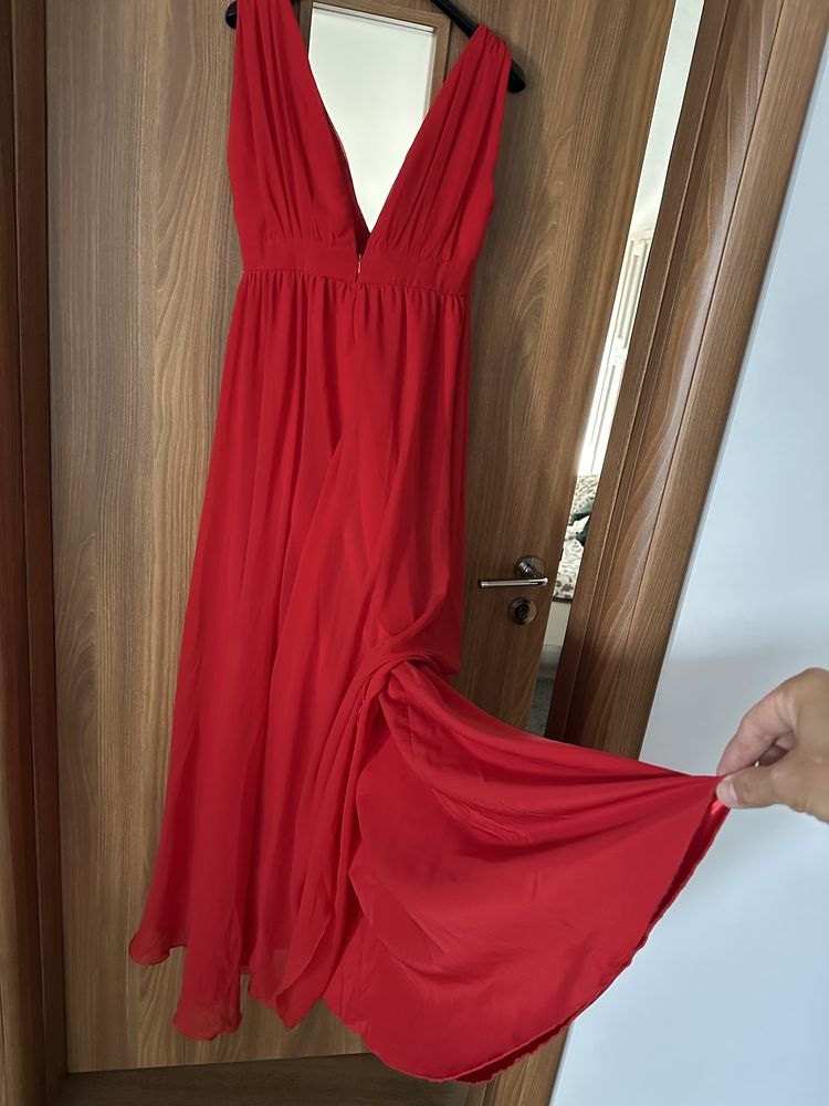 Rochie elegantă de seara roșie