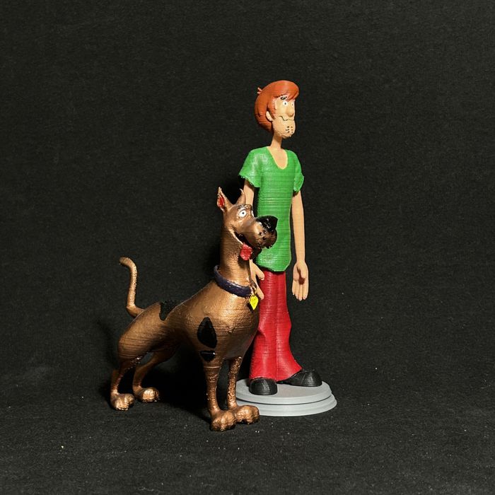 Figurina Shaggy si Scooby piese 3D