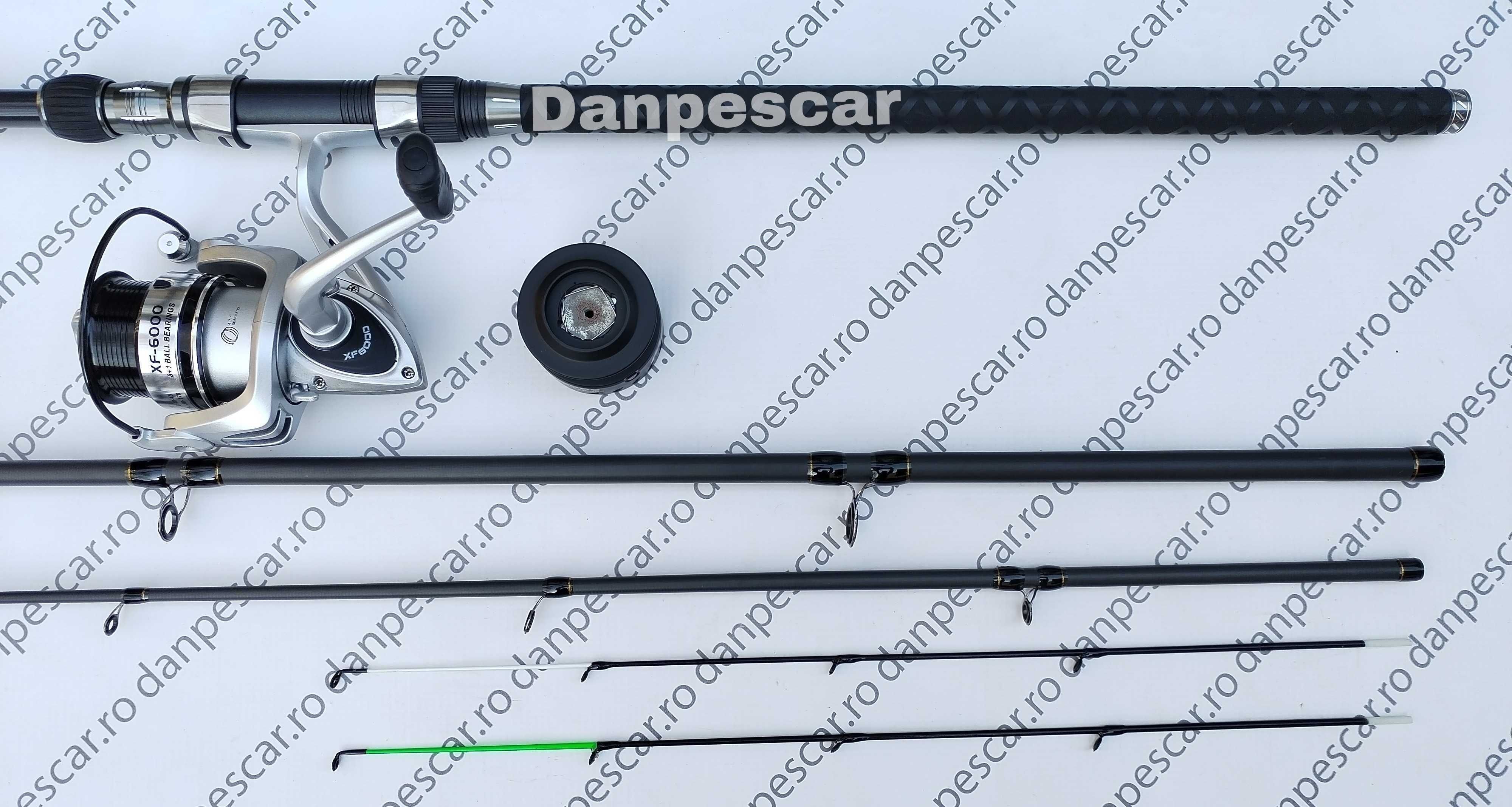 SET Feeder Lanseta extensibila de la 3.60m la 4.10m +Mulineta XF6000