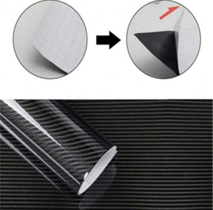 Винил фолио с карбонов ефект