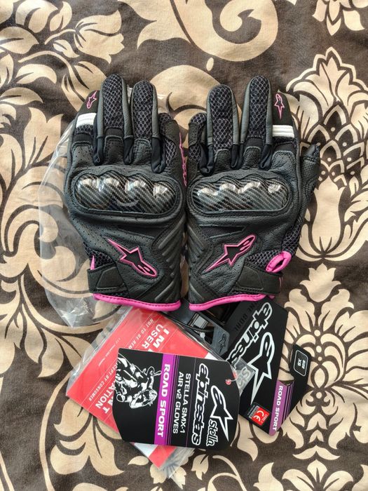 Кожени Ръкавици за мотор Alpinestars Stella SMX-1 Air V2