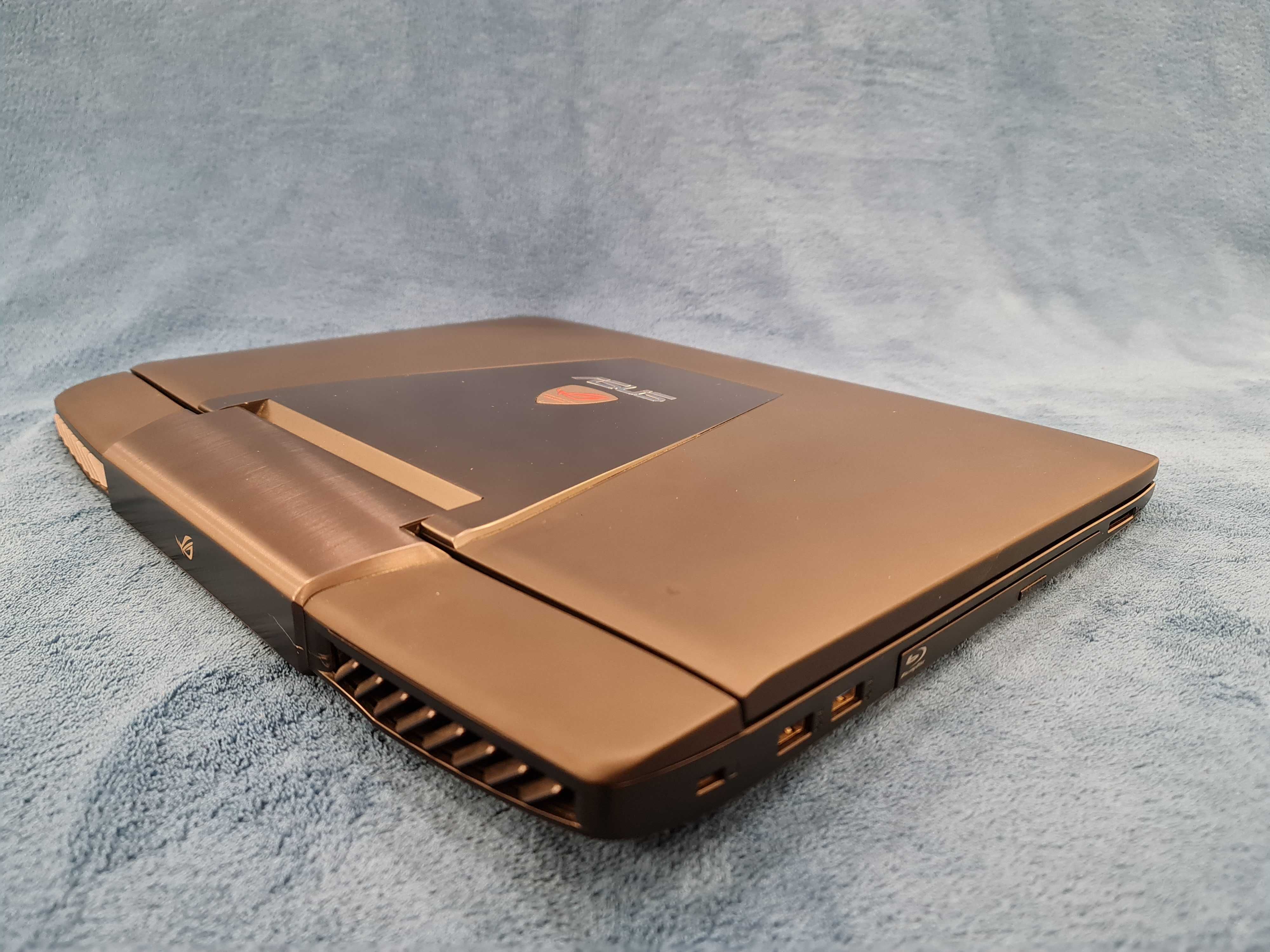 laptop asus republic of gamers, intel core i7- , 17,3 inch, 16 gb ram