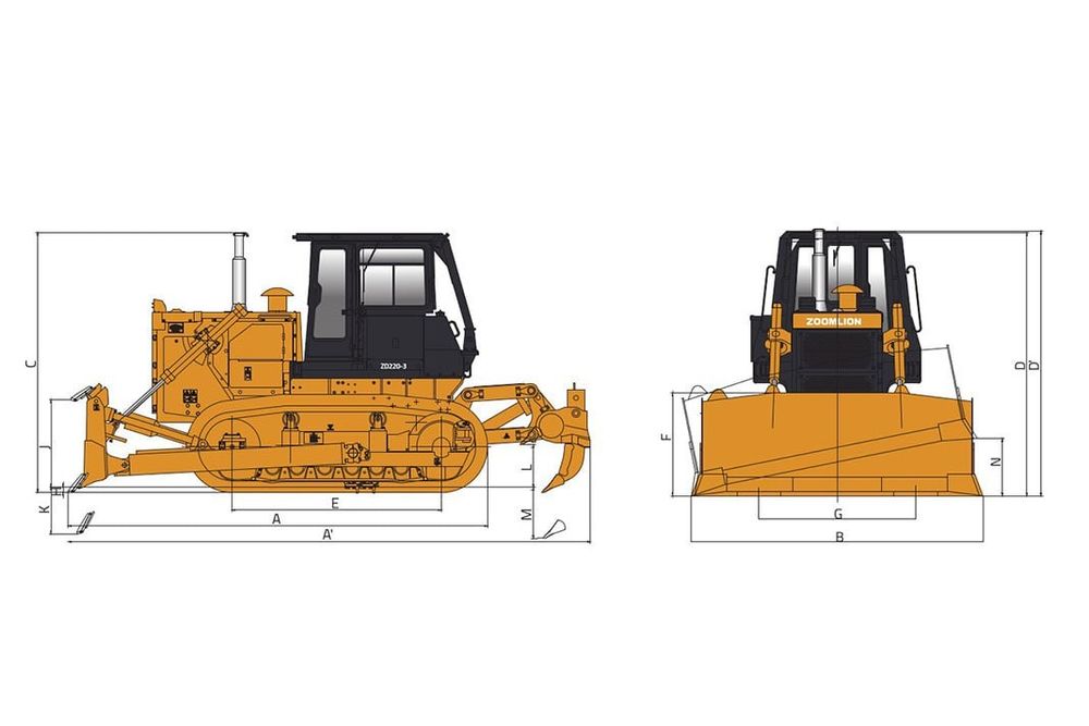 Бульдозер Zomlion ZD220-3