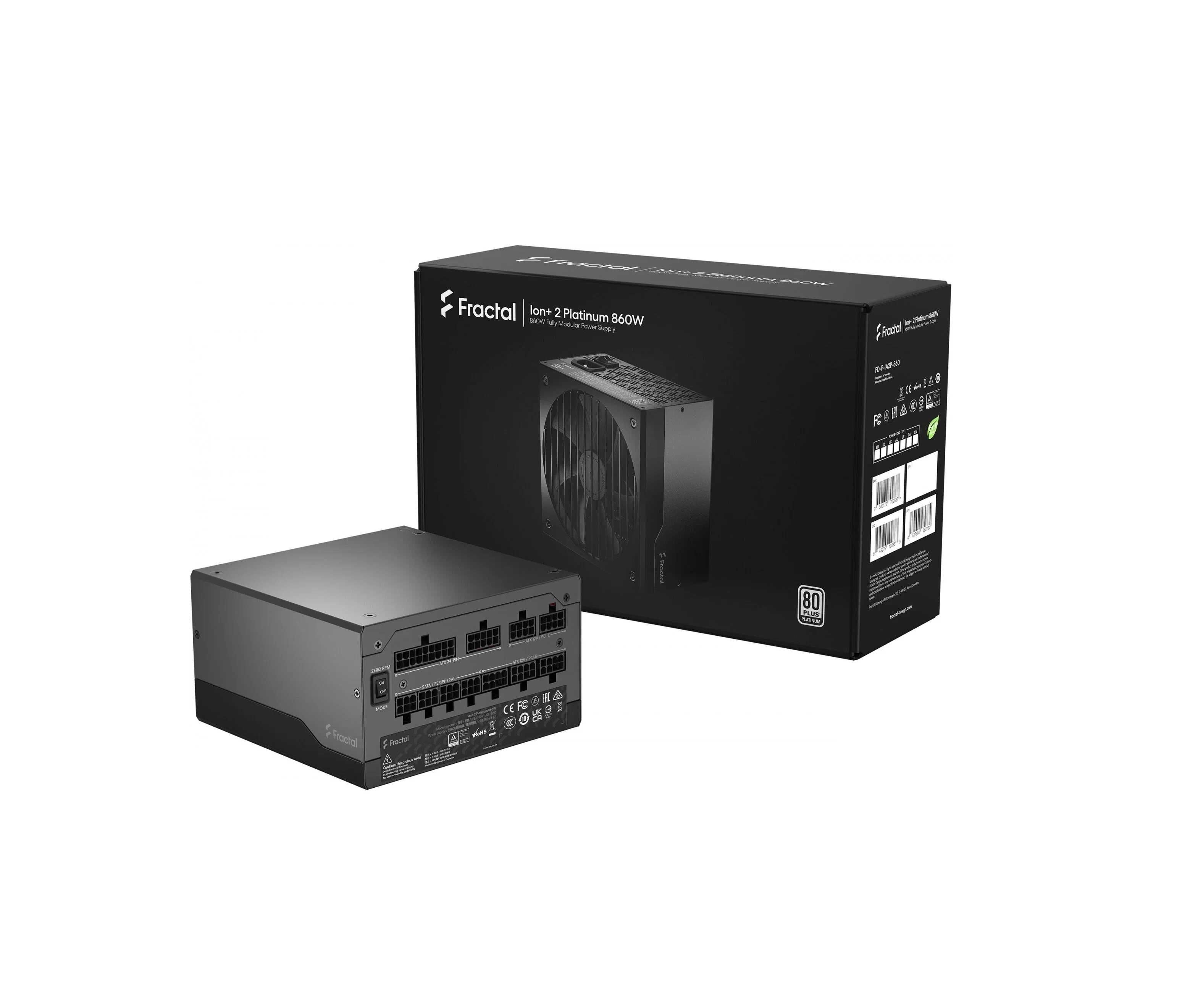 ^ Рассрочка на Блок питания Fractal Design ION+2 Platinum 860W Fully M