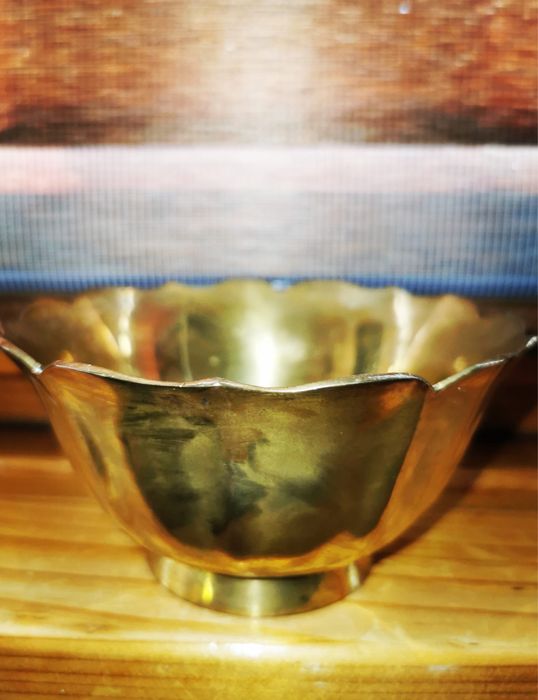 Антикварен месингов бронзов военен ключодържател фиба щипка за пари