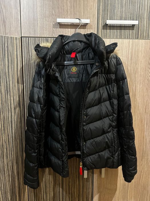 Яке Bogner с качулка Raccoon Fur