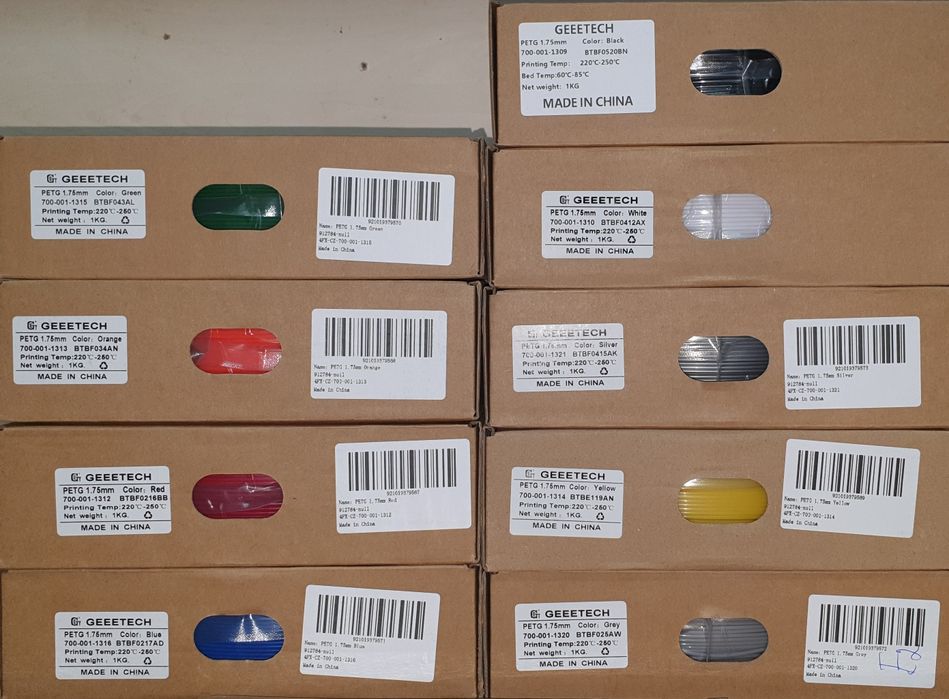 Филамент за 3D принтери - качествен PETG filament GEEETECH