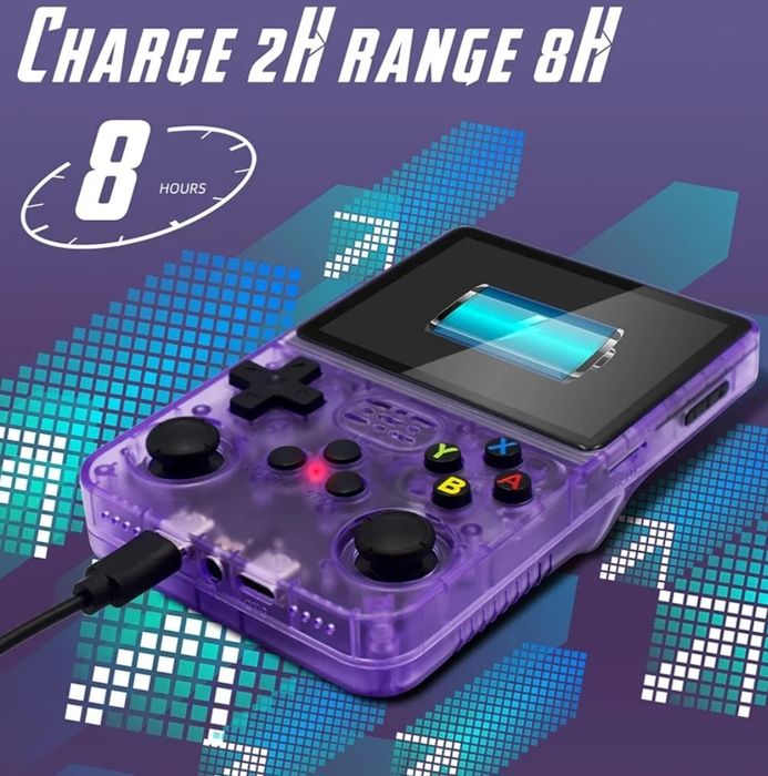 Ретро преносима конзола за видеоигри, 3.5 инчов екран