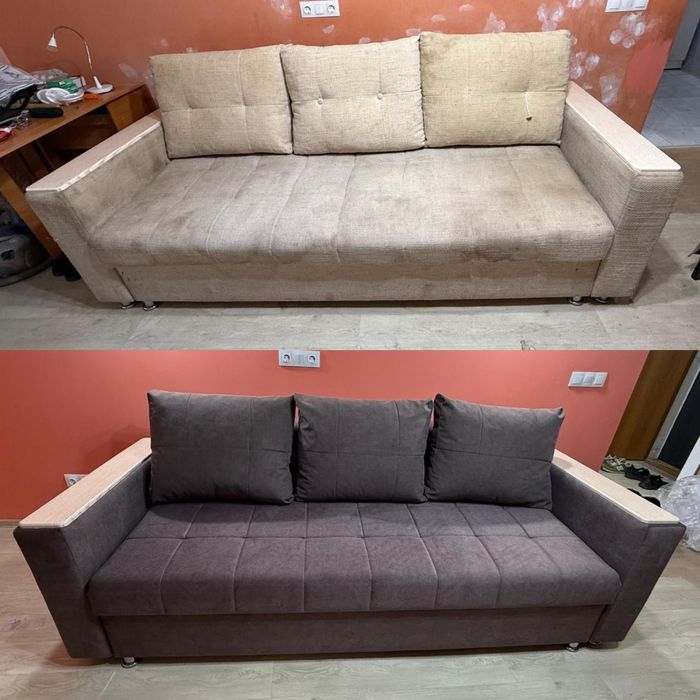 Перетяжка и ремонт мягкой мебели