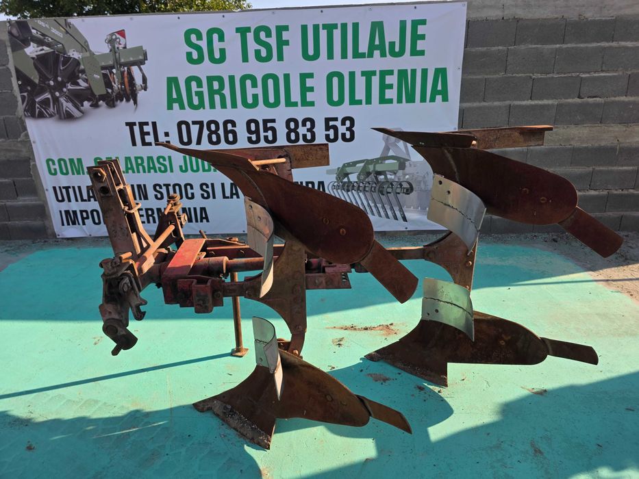 Plug reversibil 2 brazde, Lemken. Rabewerk,  Krone, Steeno