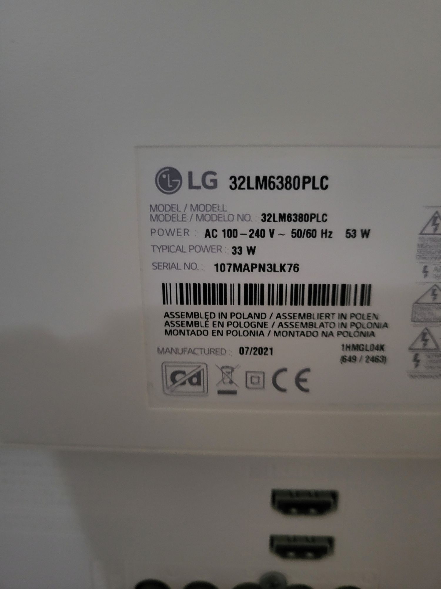 Smart TV LG FULL HD, LED, 32 inch( 81 cm)