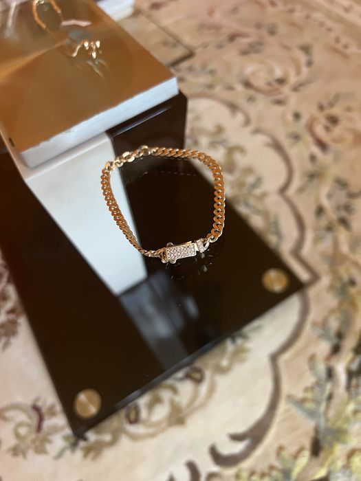 Bratara din aur 14k,tip cuban