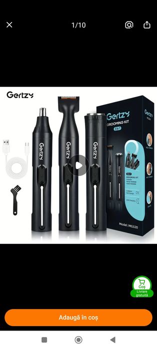 Aparat pentru par 3 în 1 Gertzy