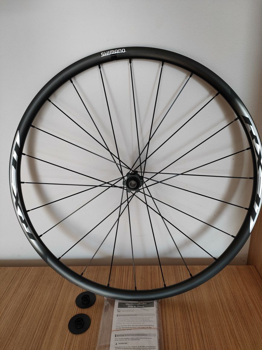 Roata fata gravel / ax 12x100 cursiera Shimano roata este noua