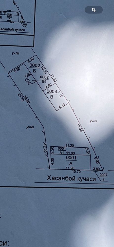 Хасанбой учаска 4 сотик