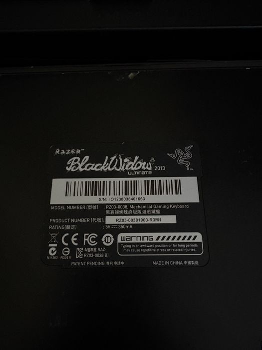 Tastatura Gaming Razer Blackwidow v3 Ultimate