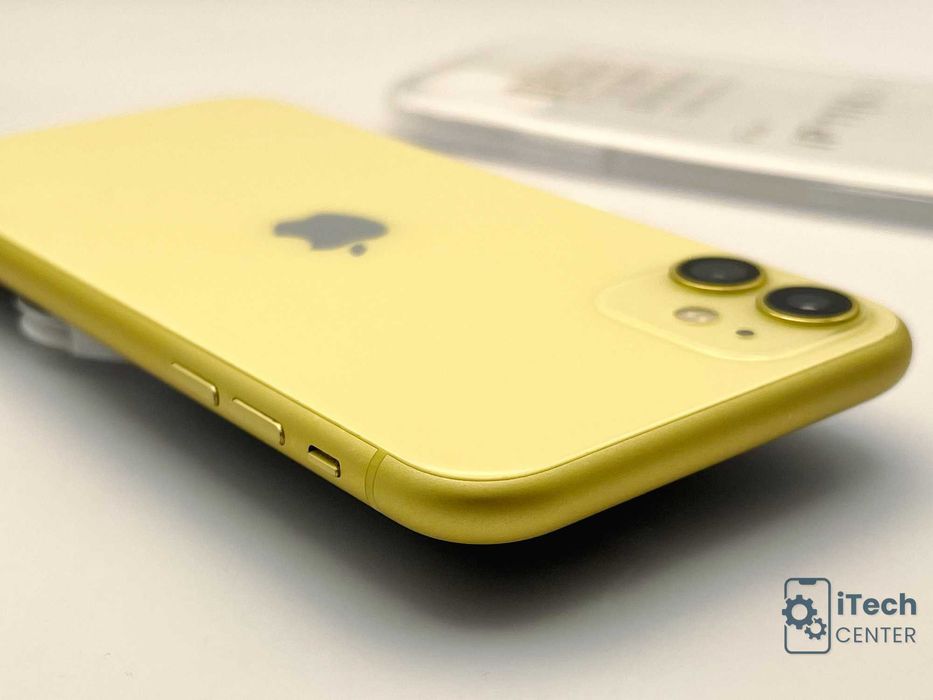 iPhone 11, 64GB, Yellow, 100% батерия, КАТО НОВ, ГАРАНЦИЯ!