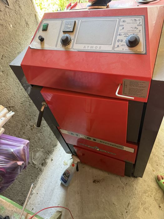 Cazan pe lemne cu gazificare Atmos Dc32 S - 35Kw