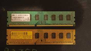 Оперативная память DDR 3, 1333, 4GB, цена за 2 штуки, торг