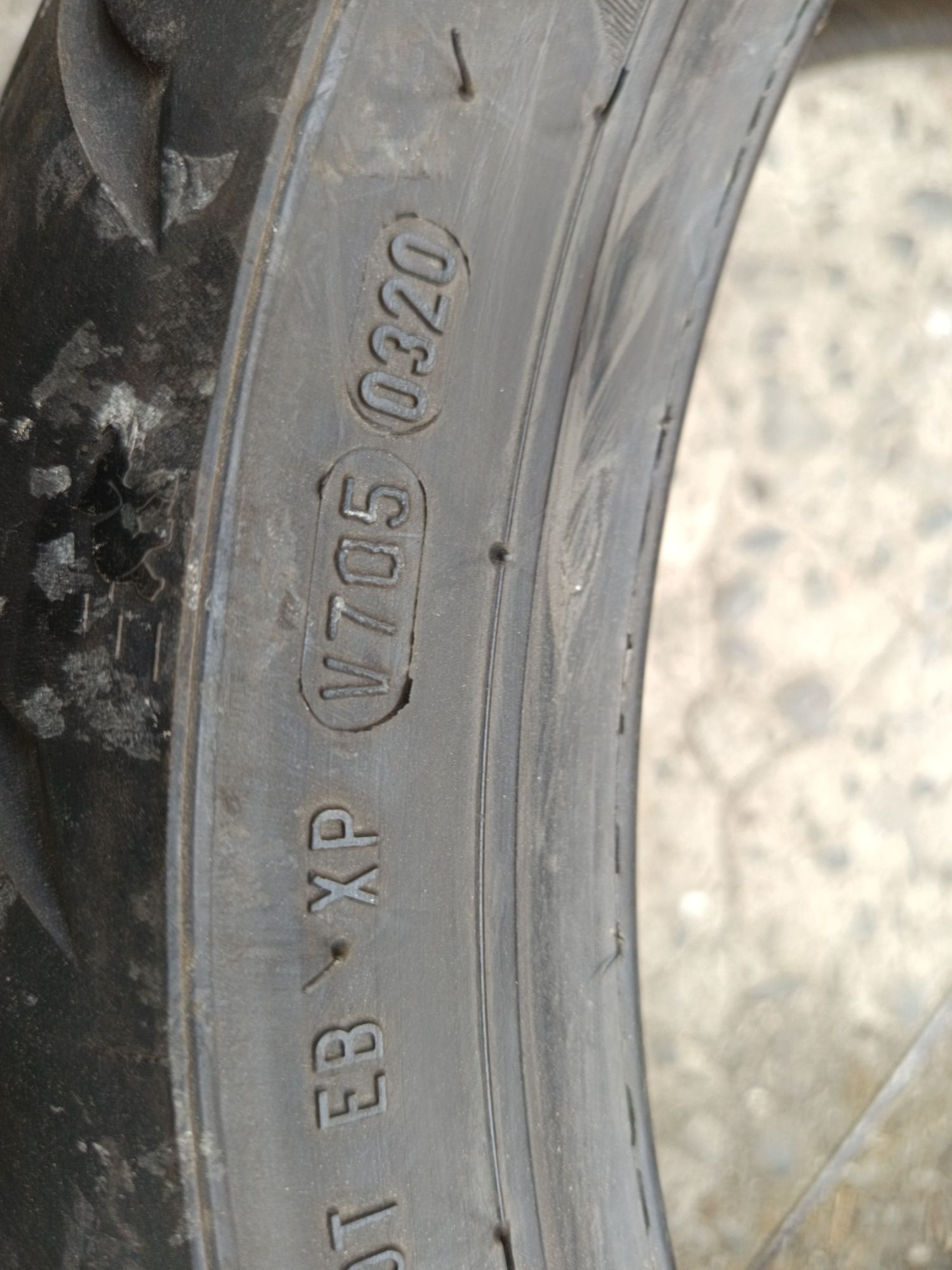 Мото гума 190 55 ZR 17 METZELER Дот 0320