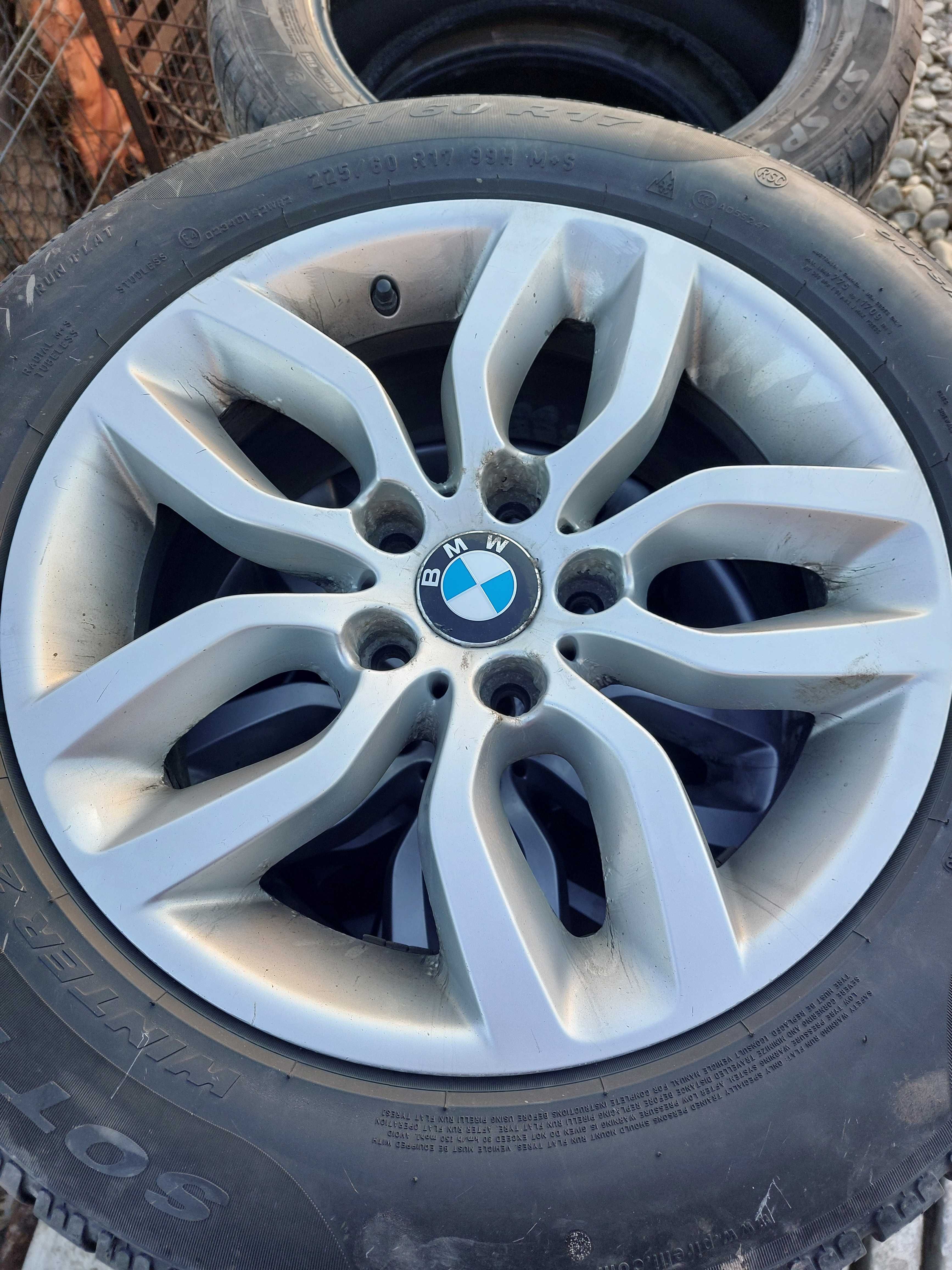 Vând jante complete bmw x3 f25 225/60 R17