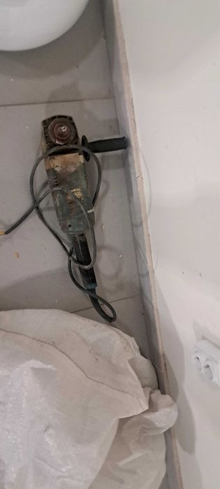 болгарка  на деталь