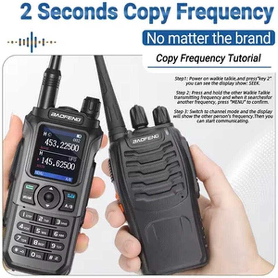 радиостанция Baofeng UV-21 Pro V2 IP68  2800ma 8w достигне до 10-15 км