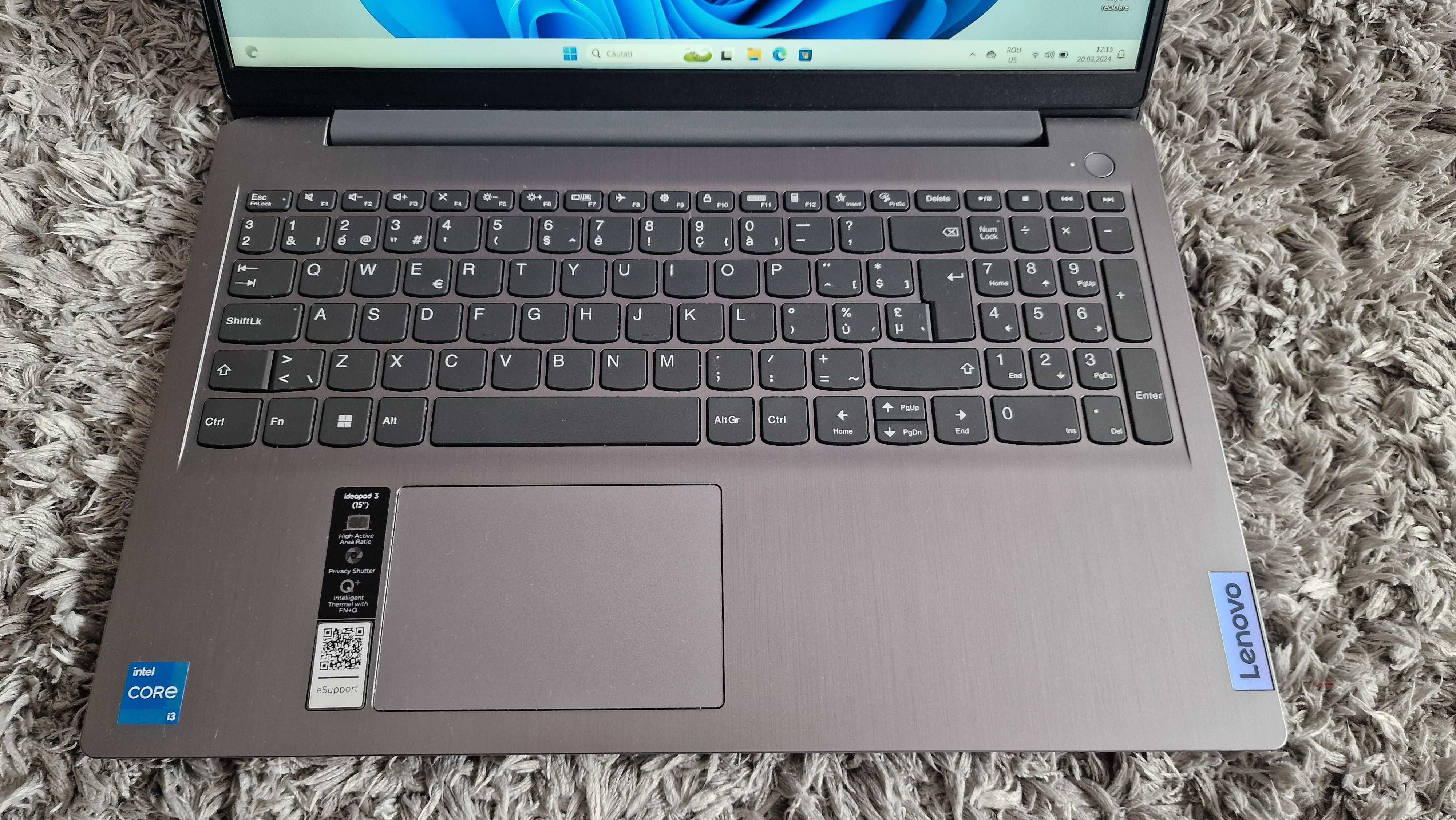 Laptop Lenovo Ideapad 3 15ITL6, 15,6" Full HD IPS, i3-1115G4, 8GB Ram