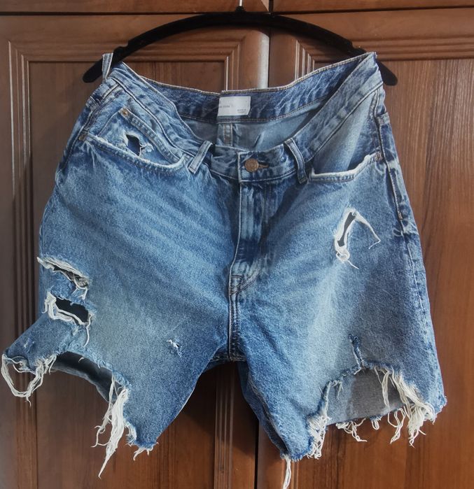 Blugi scurti Bershka Denim