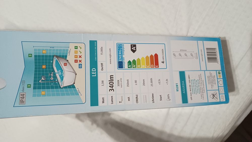 LED Точкова За баня лампата AGUEDA.