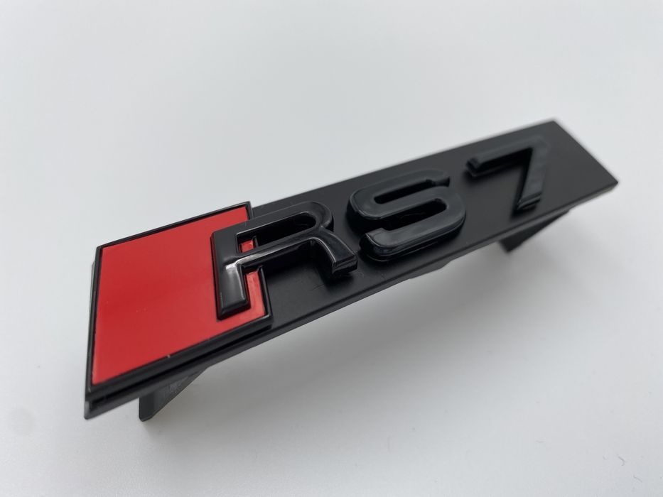 Emblema Audi RS 7 grila negru