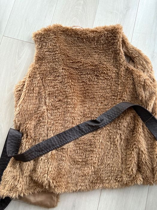 Vesta de dama din blanita cu cordon detasabil, 1XL