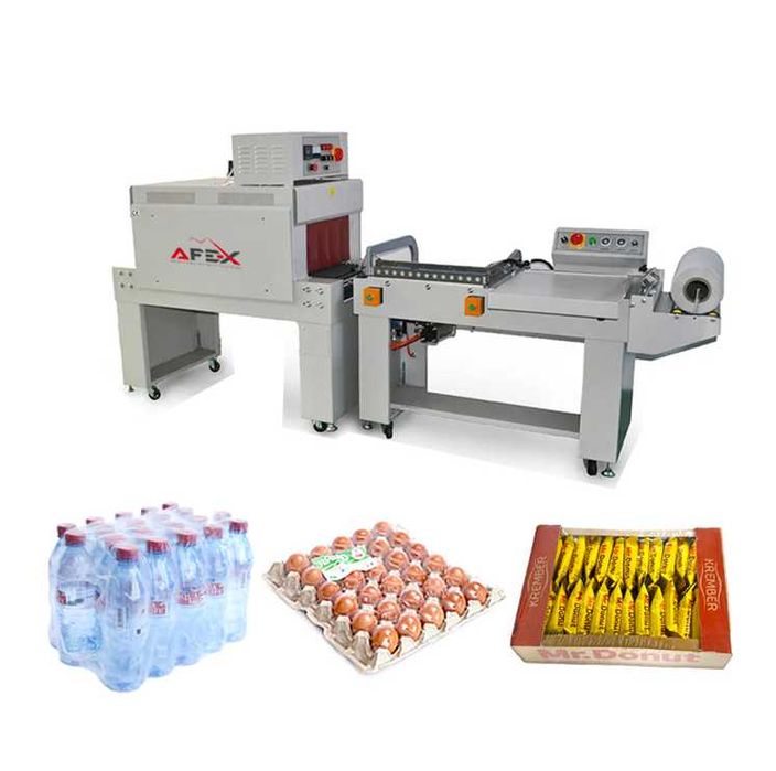 L shaklida kesish va termo qadoqlash yarim avtomatik uskunasi