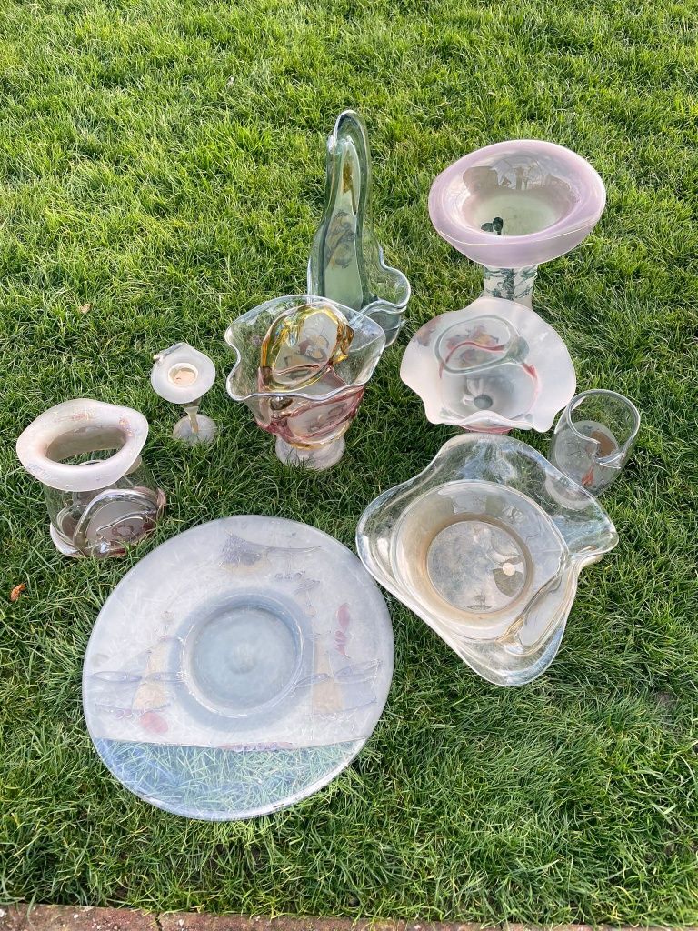 Colectie obiecte de arta - sticla