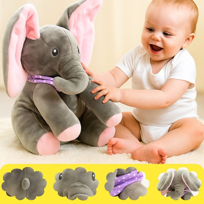 Плюшена детска играчка слонче