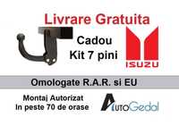 Carlig Remorcare Isuzu D-Max - Omologat RAR si EU - Montaj Autorizat