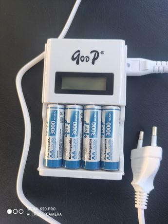 Батарейка зарядлаш + 4 та батарейкаси билан