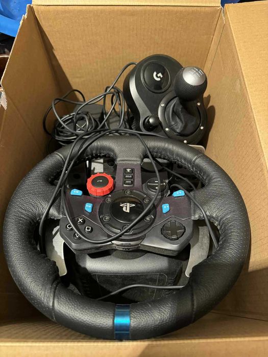 Logitech G29 + скоростен лост