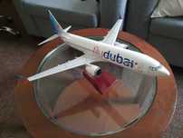 Macheta uriașă de avion flyDubai | Decoratie | Perfect pt cadou