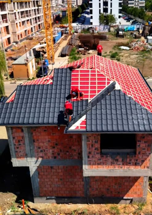 Reparatii si montaj tigla metalica si ceramica acoperisuri complete