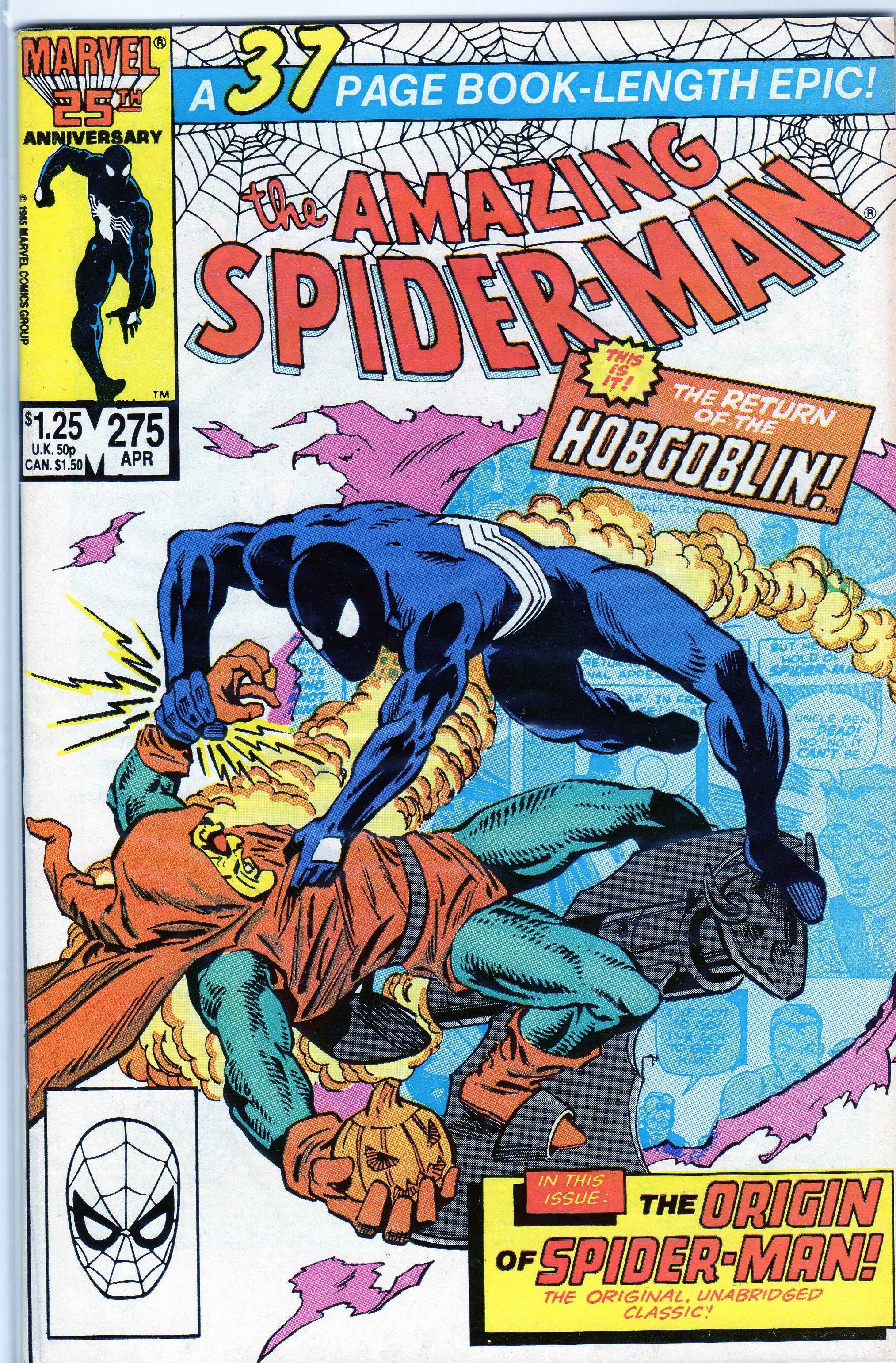 The Amazing Spider-Man #275 The return of the Hobgoblin  benzi desenat