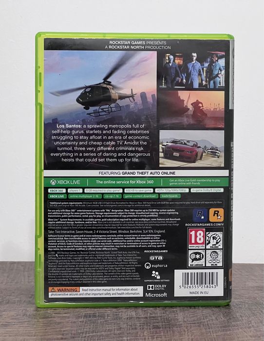 Joc Grand Theft Auto V GTA 5 XBOX 360