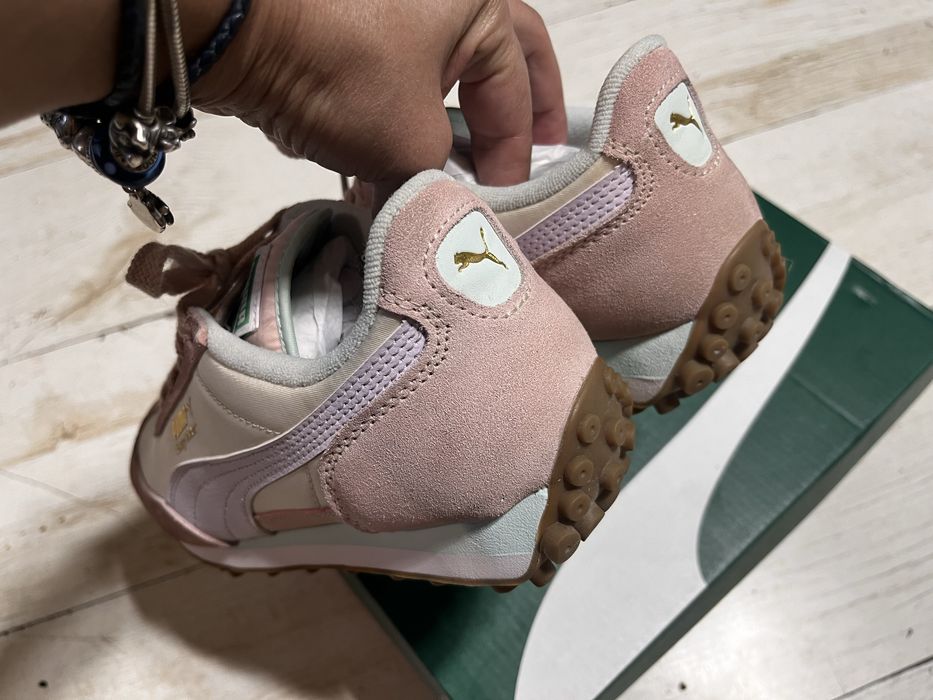 Като нови Дамски обувки Puma 37,5 естествена кожа в пастелни цеетове