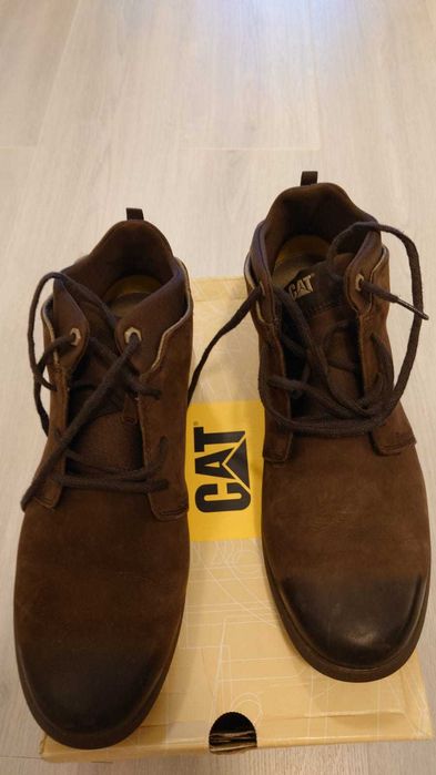 Ghete barbati Caterpillar, piele intoarsa, marimea 44