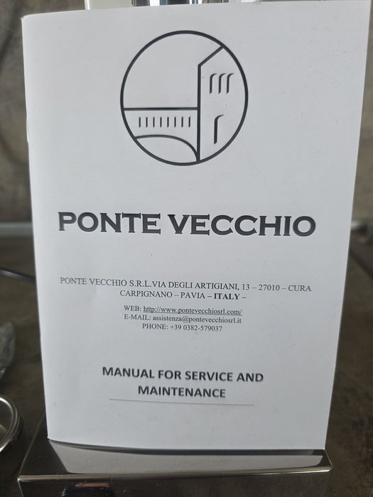 Кафемашина Pontevecchio Export – лостова еспресо класика, Made in Ital