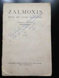 Zalmoxis - Mircea Eliade - Revue Des Etudes Religieuses , 1938