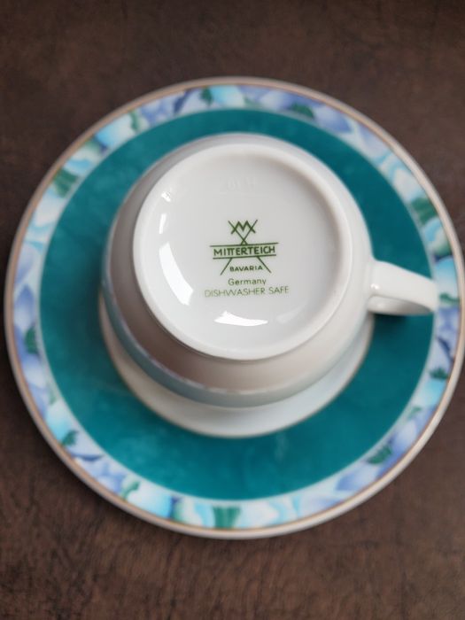 Чаши за кафе, баварски порцелан Mitterteich.