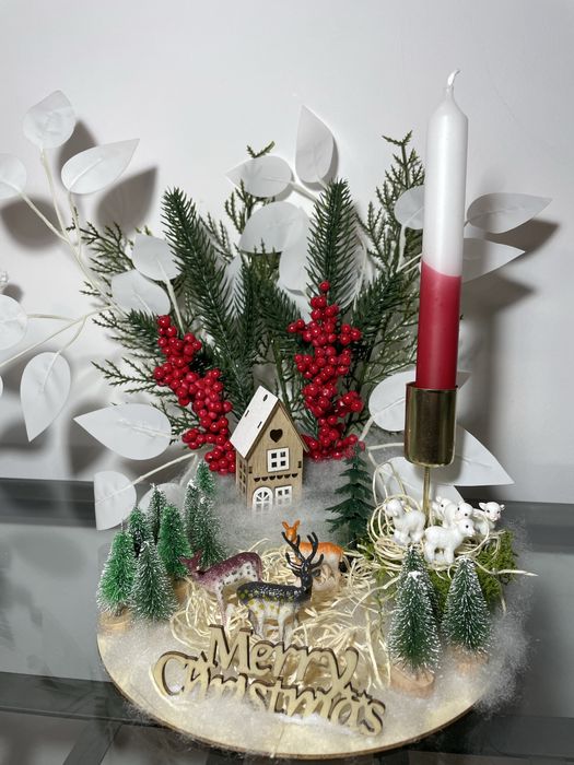 Aranjamente pentru masa de Craciun 80 lei