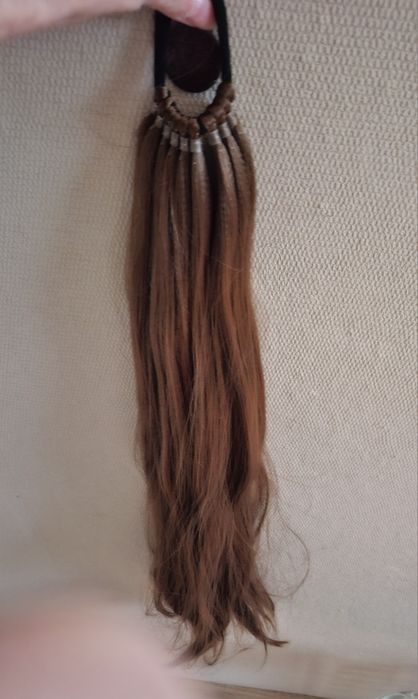 Синтетична коса - висок клас на опашка